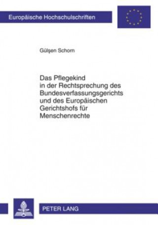 Kniha Pflegekind in Der Rechtsprechung Des Bundesverfassungsgerichts Und Des Europaeischen Gerichtshofs Fuer Menschenrechte Gülsen Schorn