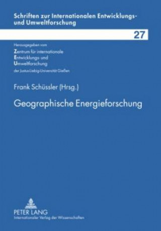 Knjiga Geographische Energieforschung Frank Schüssler