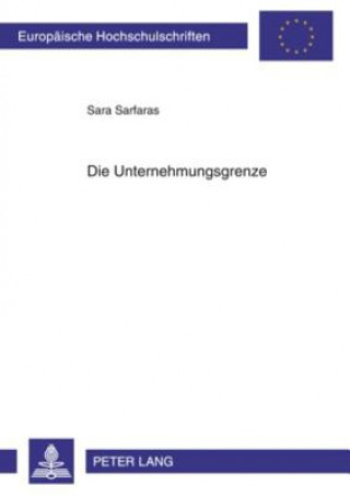 Kniha Unternehmungsgrenze Sara Sarfaras
