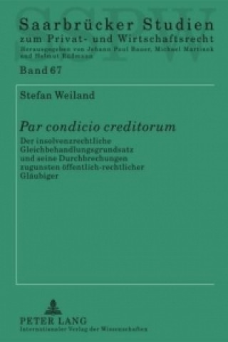 Книга Par Condicio Creditorum Stefan Weiland