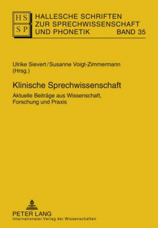 Kniha Klinische Sprechwissenschaft Ulrike Sievert