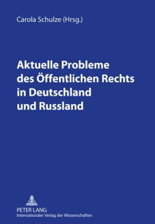 Kniha Aktuelle Probleme Des Oeffentlichen Rechts in Deutschland Und Russland Carola Schulze