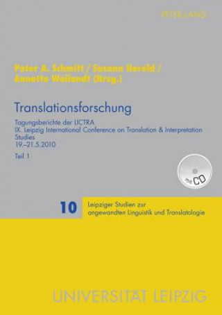 Könyv Translationsforschung Peter A. Schmitt