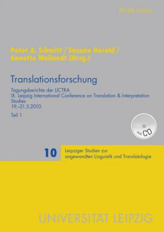 Knjiga Translationsforschung Peter A. Schmitt