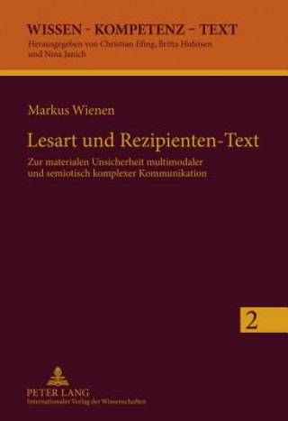 Knjiga Lesart Und Rezipienten-Text Markus Wienen