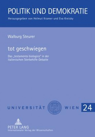 Libro Tot Geschwiegen Walburg Steurer