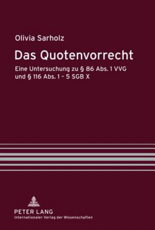 Книга Quotenvorrecht Olivia Sarholz