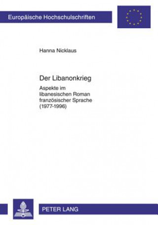 Buch Libanonkrieg Hanna Nicklaus