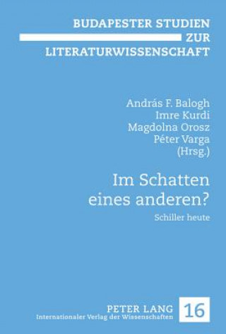 Книга Im Schatten Eines Anderen? András F. Balogh