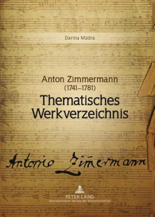 Book Anton Zimmermann (1741-1781) Darina Múdra