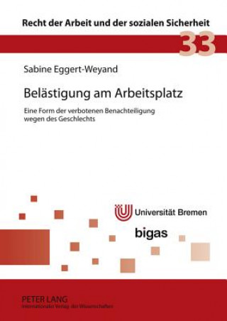 Książka Belaestigung Am Arbeitsplatz Sabine Eggert-Weyand