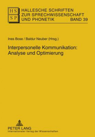 Carte Interpersonelle Kommunikation: Analyse Und Optimierung Ines Bose