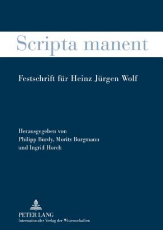 Buch Scripta Manent Philipp Burdy