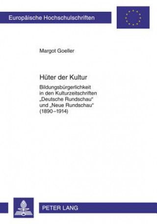 Книга Huter Der Kultur Margot Goeller