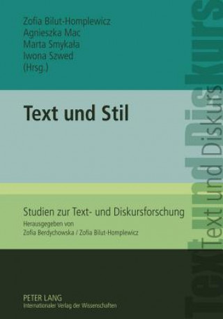 Kniha Text Und Stil Zofia Bilut-Homplewicz