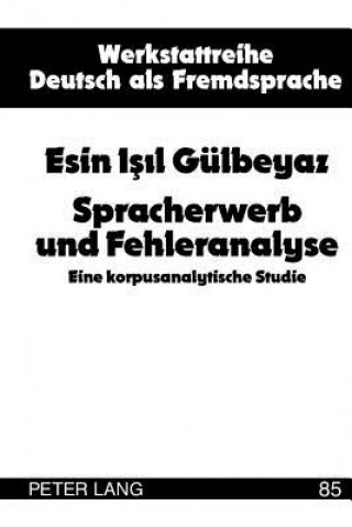 Książka Spracherwerb Und Fehleranalyse Esin Isil Gülbeyaz