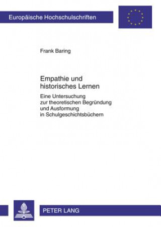 Könyv Empathie Und Historisches Lernen Frank Baring