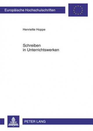 Livre Schreiben in Unterrichtswerken Henriette Hoppe