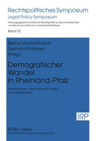 Kniha Demografischer Wandel in Rheinland-Pfalz Bernd von Hoffmann