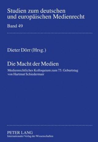 Book Macht Der Medien Dieter Dörr
