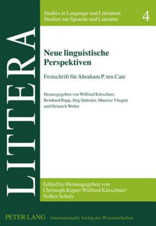 Kniha Neue linguistische Perspektiven Wilfried Kürschner