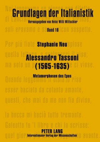 Livre Alessandro Tassoni (1565-1635) Stephanie Neu