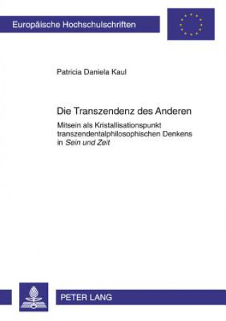 Kniha Transzendenz Des Anderen Patricia Daniela Kaul
