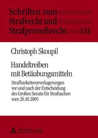 Könyv Handeltreiben Mit Betaeubungsmitteln Christoph Skoupil