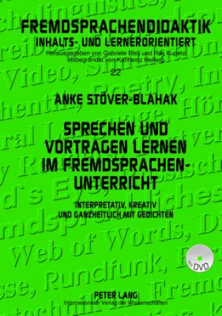 Kniha Sprechen Und Vortragen Lernen Im Fremdsprachenunterricht Anke Stöver-Blahak