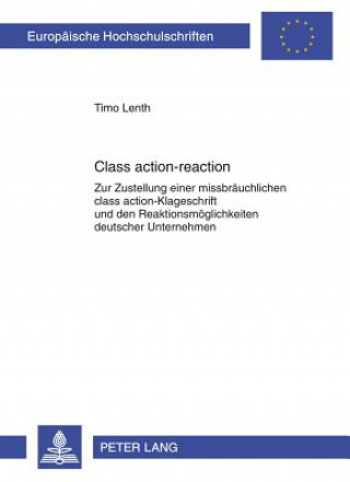 Könyv Class Action-Reaction Timo Lenth
