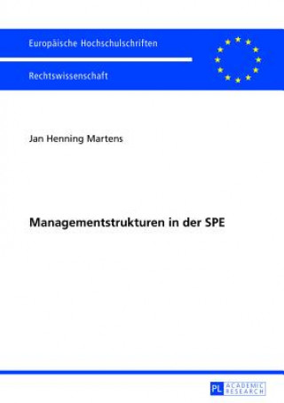 Buch Managementstrukturen in Der Spe Jan Henning Martens