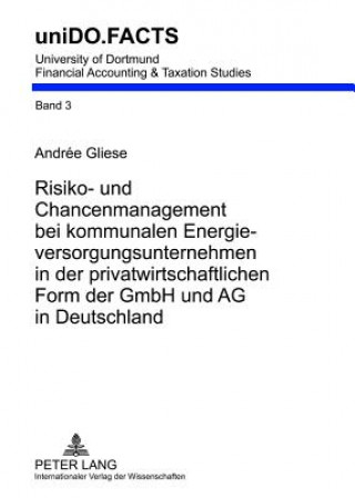 Kniha Risiko- Und Chancenmanagement Bei Kommunalen Energieversorgungsunternehmen in Der Privatwirtschaftlichen Form Der Gmbh Und AG in Deutschland Andrée Gliese