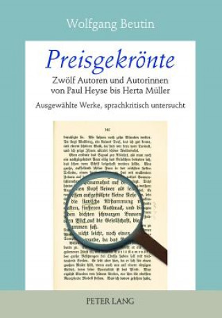 Kniha Preisgekroente Wolfgang Beutin