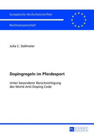 Buch Dopingregeln Im Pferdesport Julia C. Dallmeier