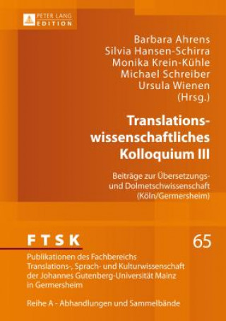 Carte Translationswissenschaftliches Kolloquium III Barbara Ahrens