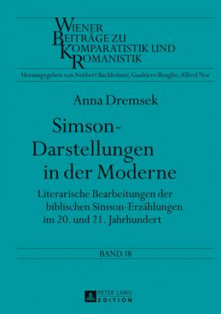 Könyv Simson-Darstellungen in Der Moderne Anna Dremsek