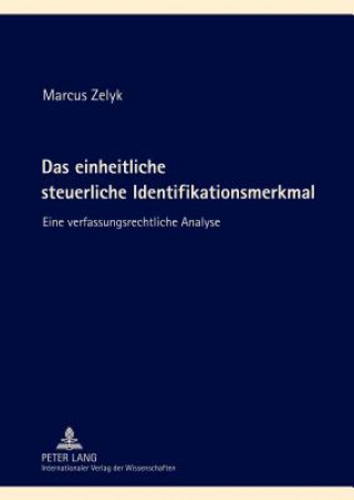 Książka Einheitliche Steuerliche Identifikationsmerkmal Marcus Zelyk