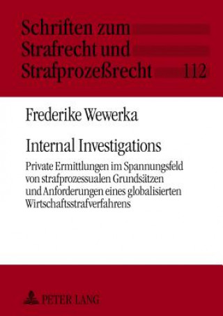 Könyv Internal Investigations Frederike Wewerka