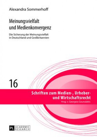 Książka Meinungsvielfalt Und Medienkonvergenz Alexandra Sommerhoff