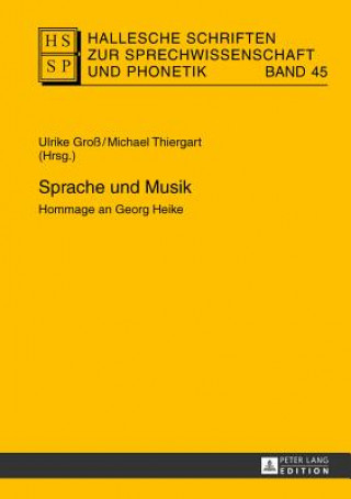 Könyv Sprache Und Musik Ulrike Groß