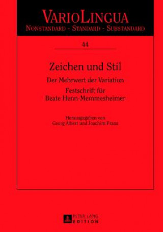 Libro Zeichen Und Stil Georg Albert