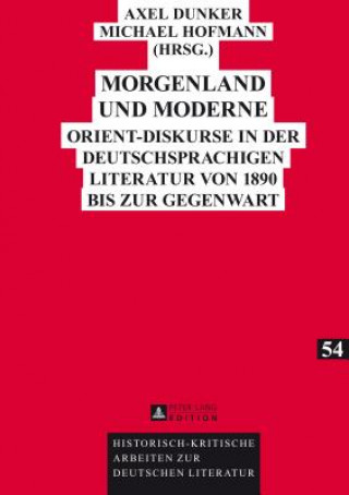 Buch Morgenland und Moderne; Orient-Diskurse in der deutschsprachigen Literatur von 1890 bis zur Gegenwart Axel Dunker