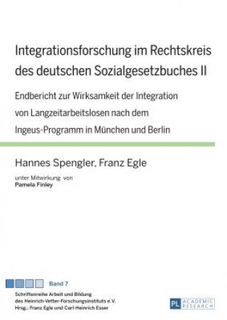Kniha Integrationsforschung Im Rechtskreis Des Deutschen Sozialgesetzbuches II Hannes Spengler