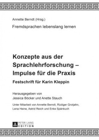 Kniha Konzepte Aus Der Sprachlehrforschung - Impulse Fuer Die Praxis Jessica Böcker