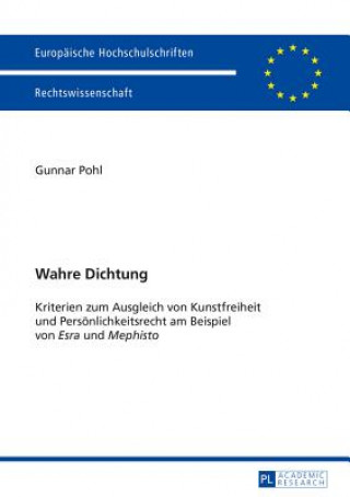 Książka Wahre Dichtung Gunnar Pohl