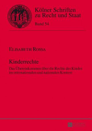 Книга Kinderrechte Elisabeth Rossa