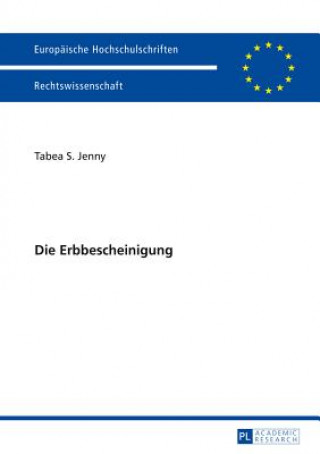 Книга Erbbescheinigung Tabea S. Jenny