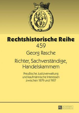 Kniha Richter, Sachverstaendige, Handelskammern Georg Rasche