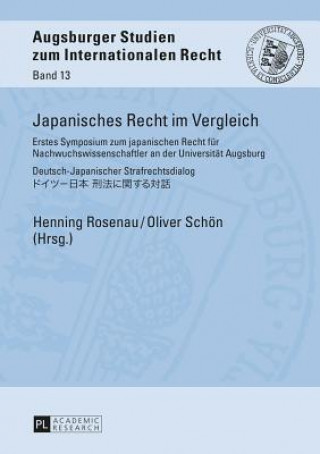 Kniha Japanisches Recht Im Vergleich Henning Rosenau