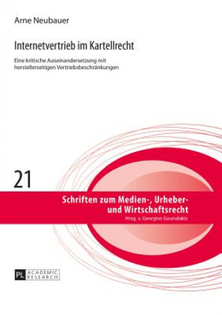 Książka Internetvertrieb Im Kartellrecht Arne Neubauer